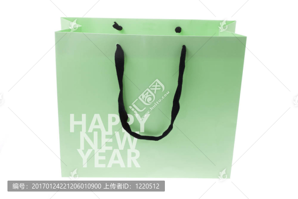 帶新年祝福的購(gòu)物袋-匯圖網(wǎng) www.fosd68.com 帶新年祝福的購(gòu)物袋