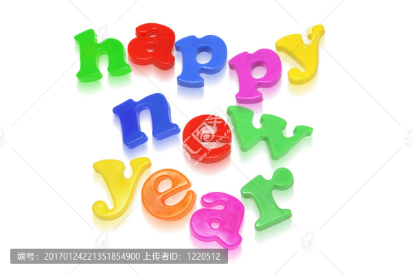 新年快樂英文字母