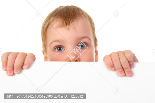 帶文本空間的嬰兒