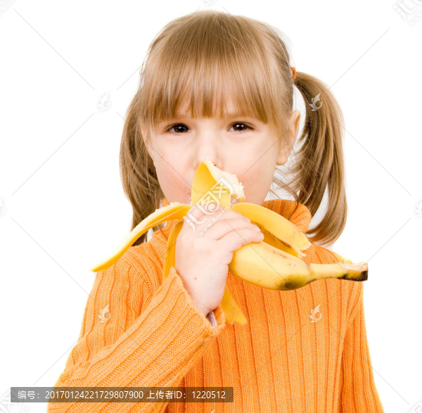 女孩與香蕉