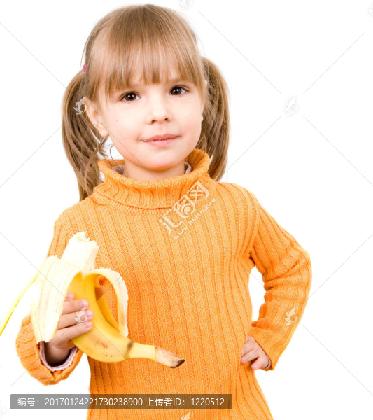 女孩與香蕉