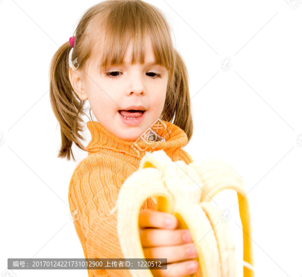 女孩與香蕉