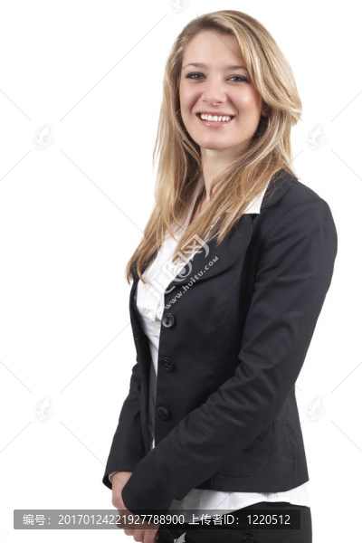 美麗的金發(fā)女商人