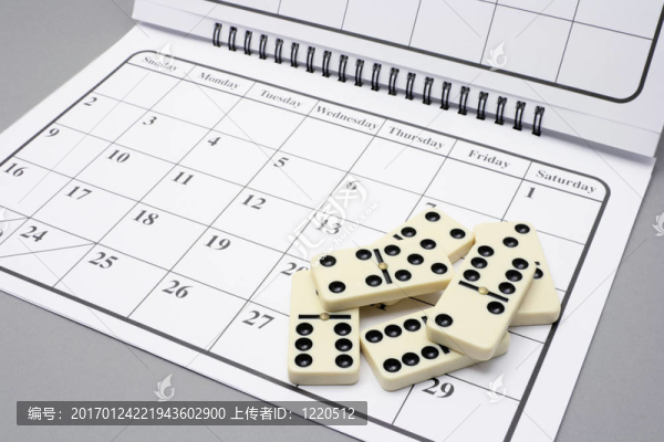 Calendar,Page骨牌塊