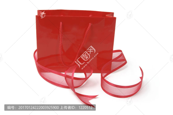 紅色購(gòu)物袋