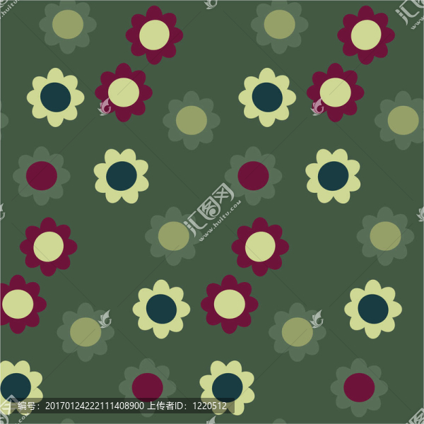 無(wú)縫花卉圖案