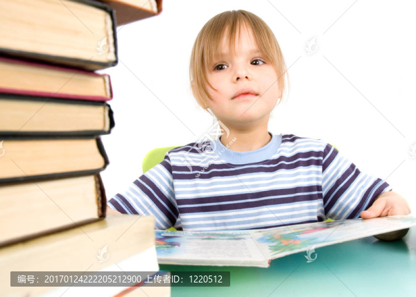 女孩的書