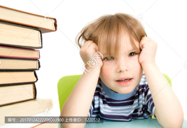 女孩的書