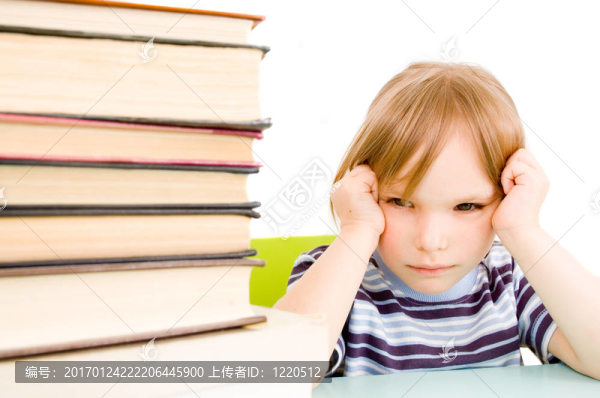 女孩的書