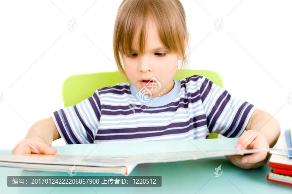 女孩的書