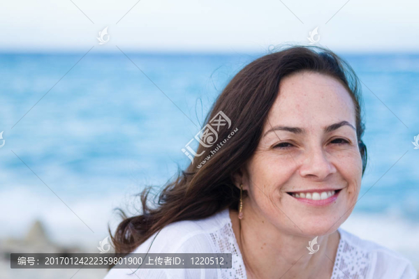 海灘上的美女