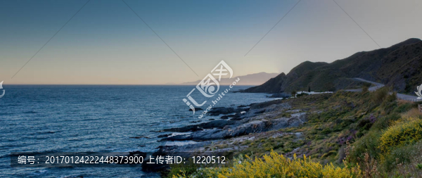 海岸線的全景-匯圖網(wǎng) www.fosd68.com 海岸線的全景