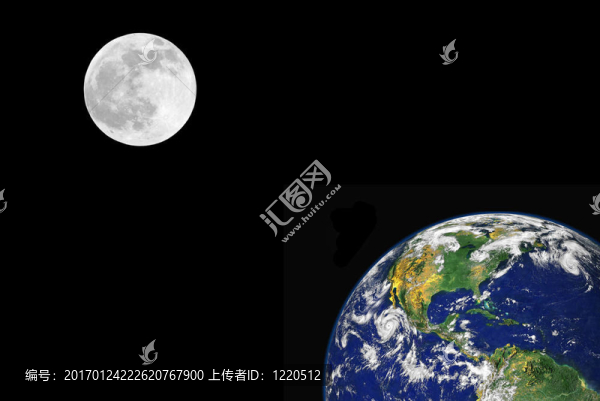 地球和Moon