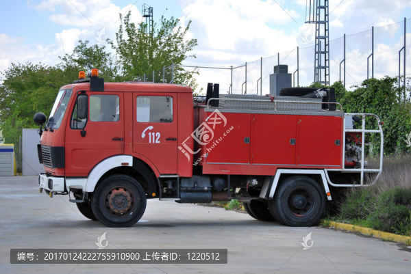 老消防車