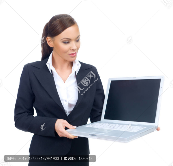 可愛的女商人