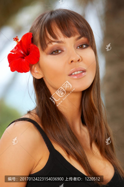 紅色的花