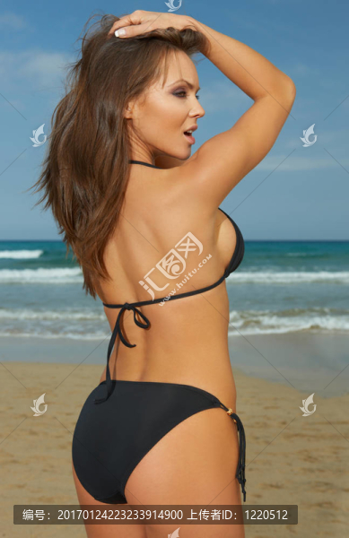 女孩Black,Bikini