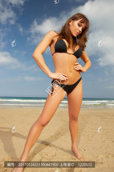 女孩Black,Bikini