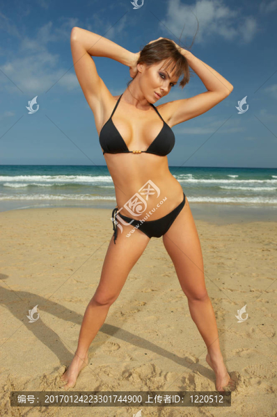 女孩Black,Bikini