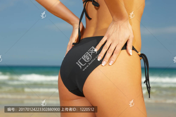 女孩Black,Bikini