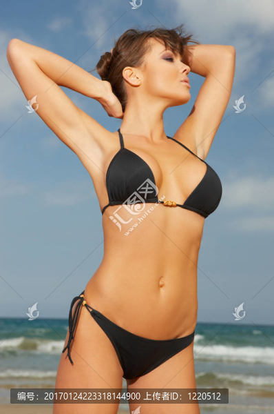 女孩Black,Bikini