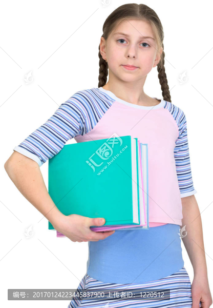 女孩的書