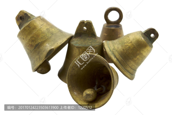 一堆黃銅鐘