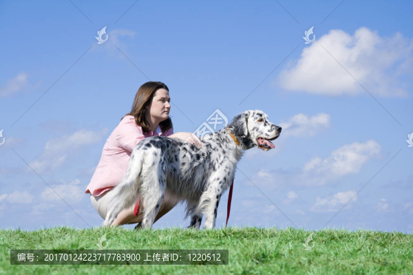 和狗的女孩