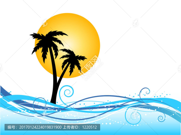 棕櫚樹的背景-匯圖網(wǎng) www.fosd68.com 棕櫚樹的背景