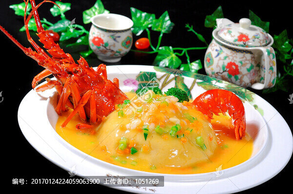 芝士芋泥焗龍蝦仔