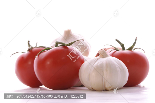 大蒜和西紅柿