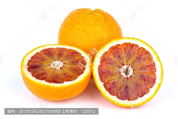 血（紅果肉馬耳他）橙和半