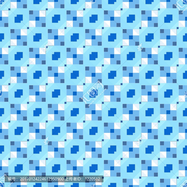 藍(lán)色的重復(fù)模式