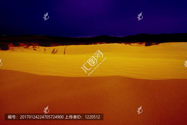 沙漠的夜晚