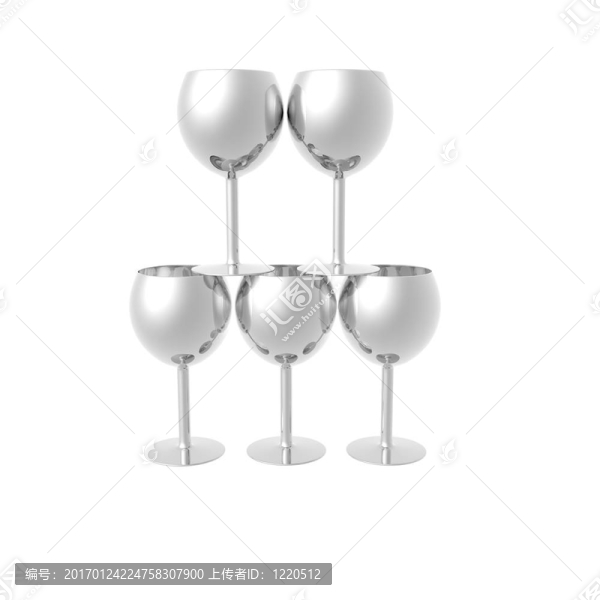 在白色的酒玻璃上