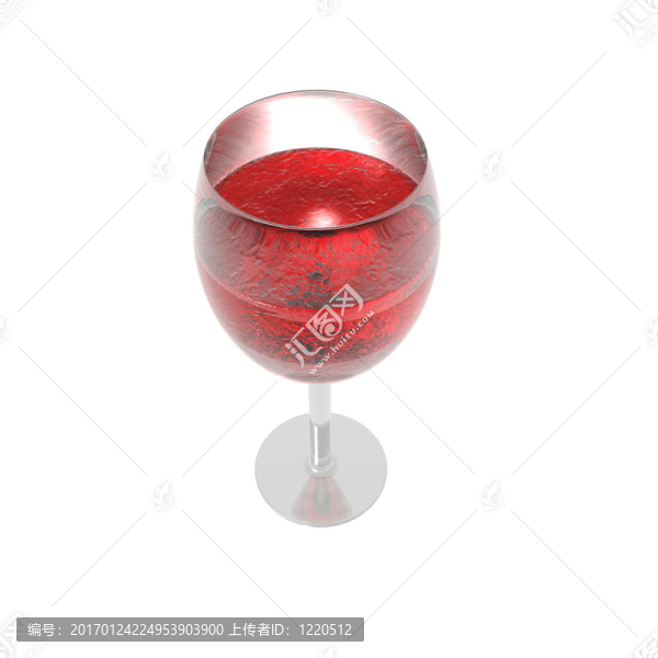 在白色的酒玻璃上