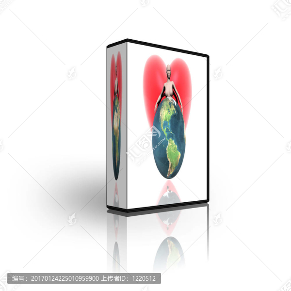 空白光盤盒模板