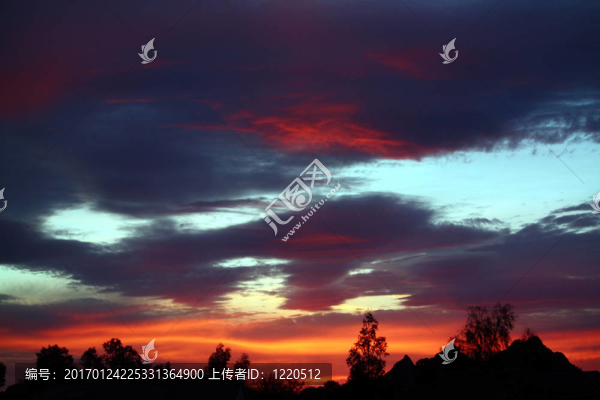 亞利桑那州的日落