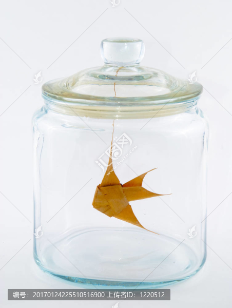 玻璃瓶里的魚-匯圖網(wǎng) www.fosd68.com 玻璃瓶里的魚