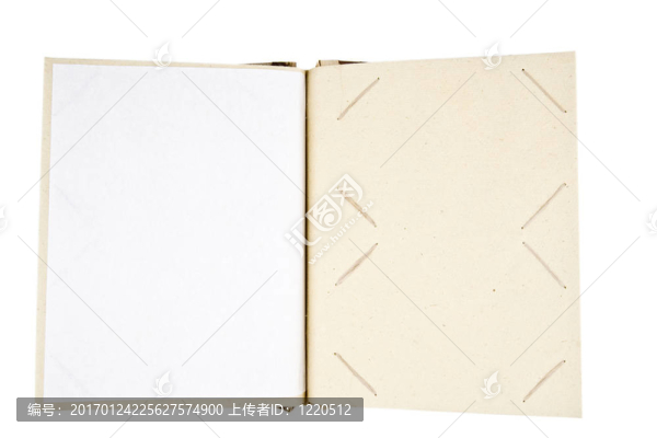 白色的開(kāi)放式相冊(cè)
