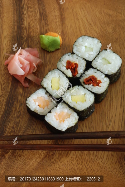 壽司，日本食品