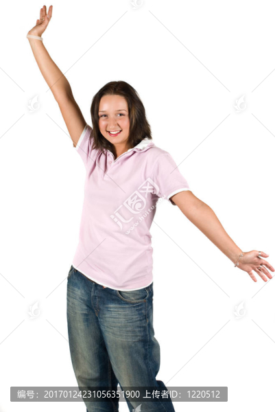 快樂的女孩