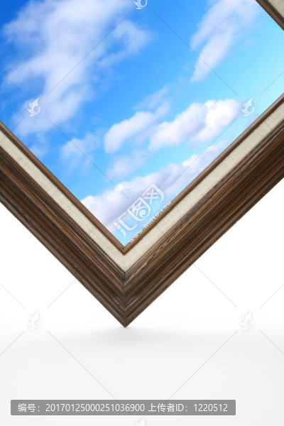 相框和天空