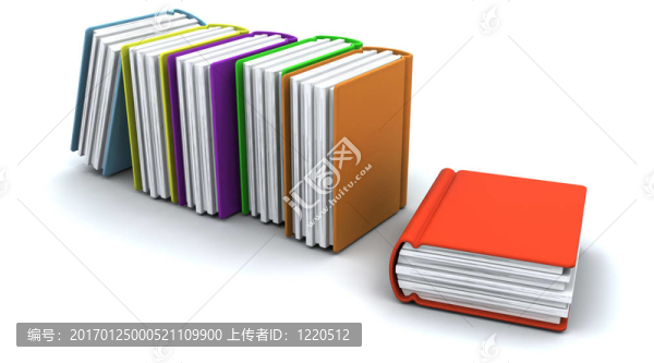 堆書