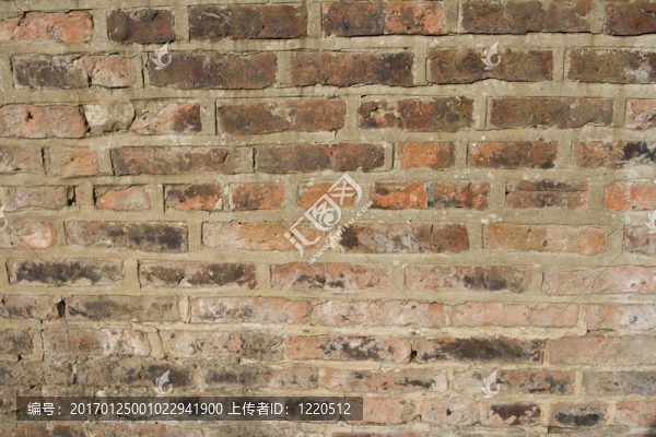 老風(fēng)化磚墻背景紋理