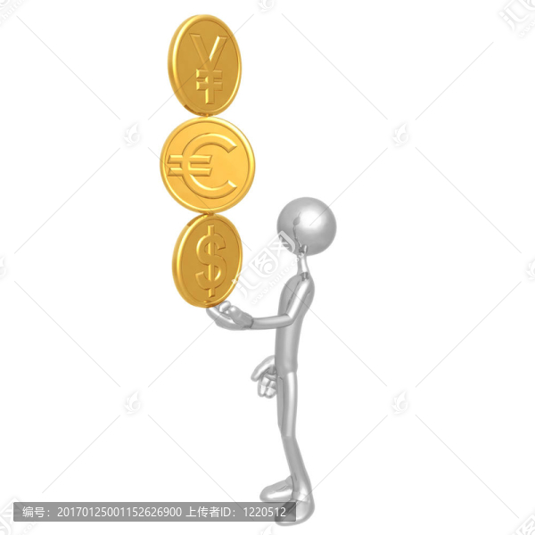指尖上的金幣平衡