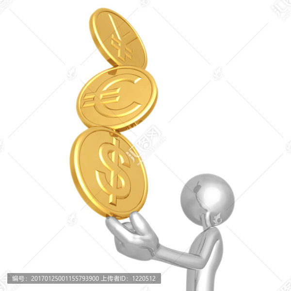 指尖上的金幣平衡