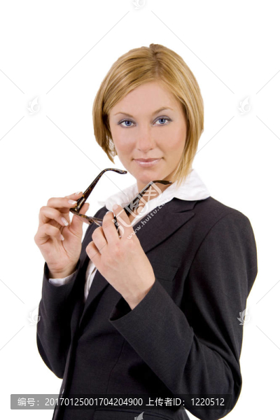 可愛的女商人