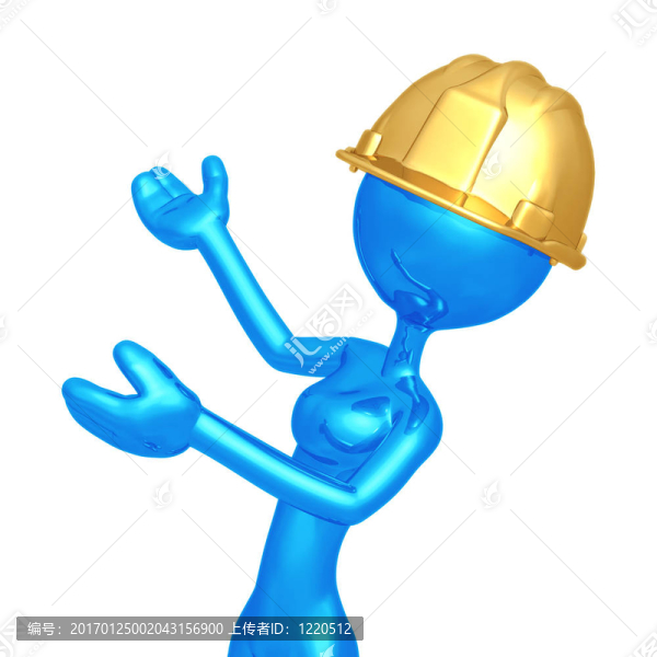 女建筑工人主持人
