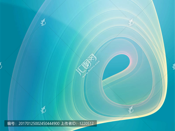 波浪狀的發(fā)光的顏色